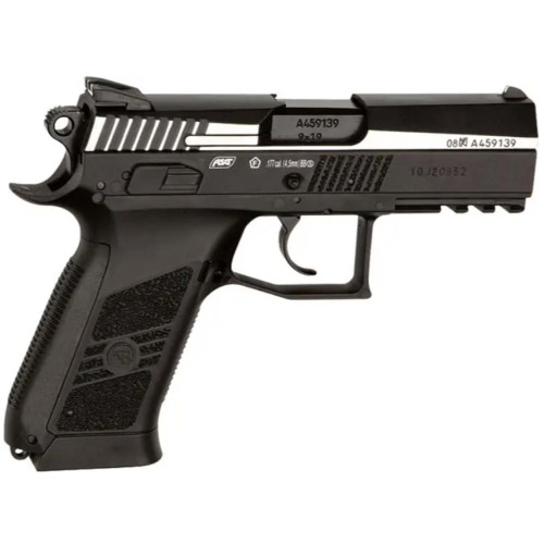 Пістолет пневматичний ASG CZ 75 P-07 Nickel Blowback фото 2
