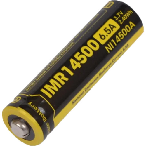 Акумулятор літієвий Nitecore IMR 14500 Li-Ion 3.7V (650mAh) фото
