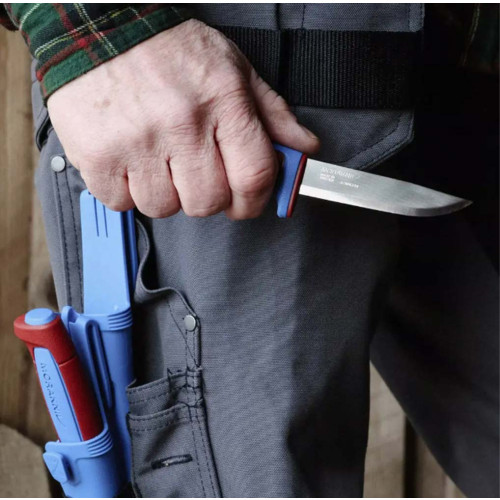 Нож Morakniv Basic Color of the year 2025 Blue/Dala Red (511) фото 6