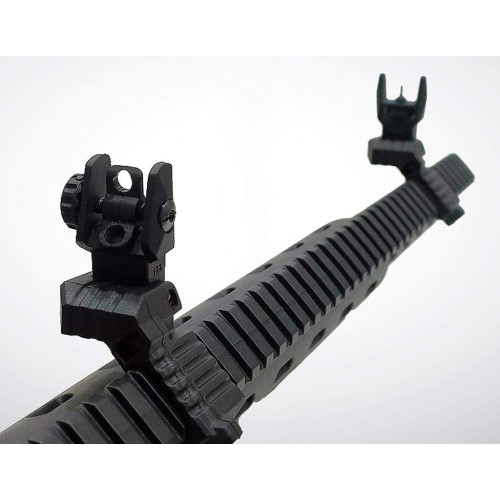 Набор: угловые целик и мушка DLG Tactical (DLG-184) OFFSET Low Profile на планку Picatinny фото 8