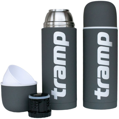 Термос TRAMP Soft Touch 1 л Grey фото 3
