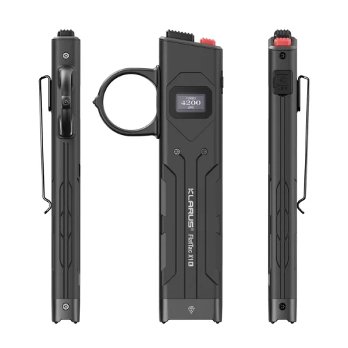 Ультратонкий фонарь (кастет) Klarus FlatTac X1 4200 лм/2700 mAh. Black фото 4