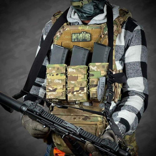 Ремень оружейный трехточечный RAGNAROK «Hel» Gen.II carbine Черный фото 3