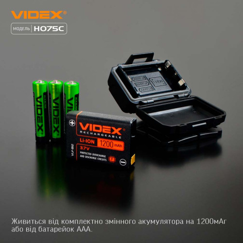 Налобный светодиодный фонарь VIDEX VLF-H075С фото 10