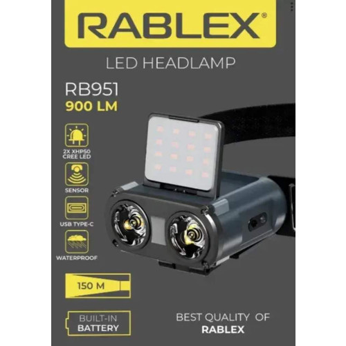 Ліхтарик Rablex RB-951 900 Lumens фото 3