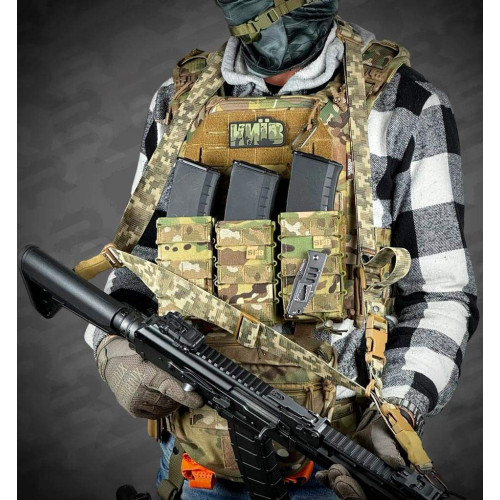 Ремень оружейный трехточечный RAGNAROK «Hel» Gen.II carbine Пиксель фото 3