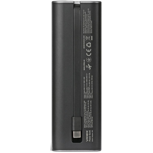 Повербанк VIDEX VPB-366 20000mAh PD100W Grey фото 11