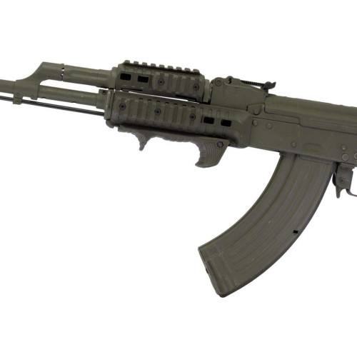 Передняя рукоятка DLG Tactical (DLG-159) горизонтальная на Picatinny (полимер) олива фото 7