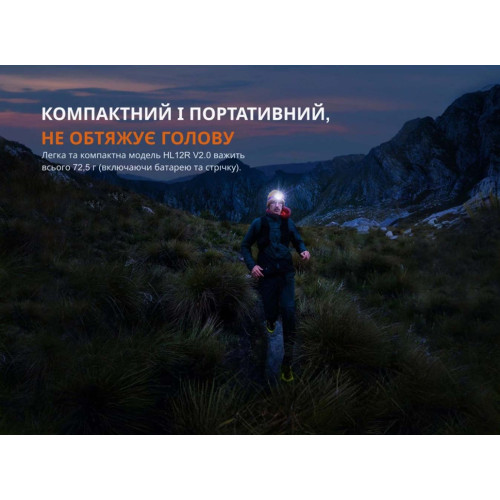 Фонарь налобный Fenix HL12R V2.0 фото 6