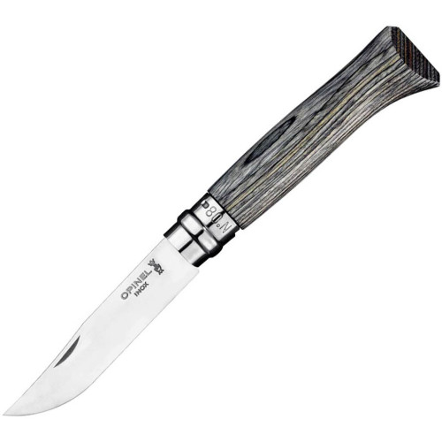 Ніж Opinel №8 VRI Laminated сірий фото