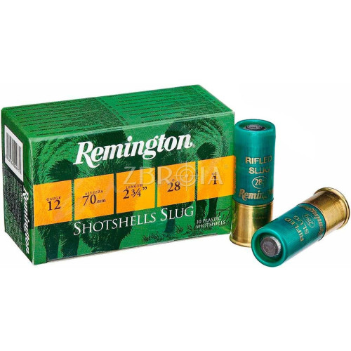 Патрон Remington Shotshells Slugger кал. 12/70 куля Фостера, маса 28 гр фото