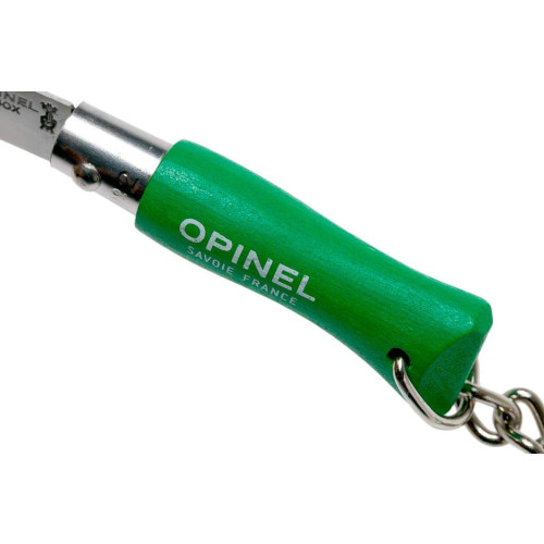 Нож Opinel Keychain №2 Inox зеленый фото 6