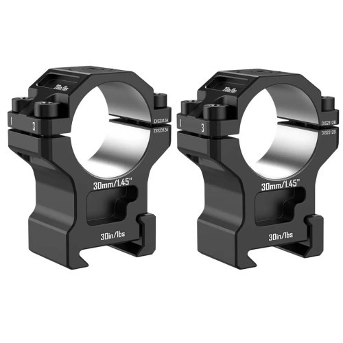 Кільця Discovery Optics 7075 (30 мм) High на Weaver/Picatinny. ВН – 22 мм фото 2