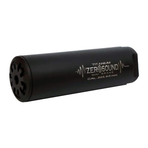 Глушник Zero Sound TITANium Mini Brake кал. 223 - 6,5 Creedmoor. Різьба 1/2"-28 UNEF фото 2