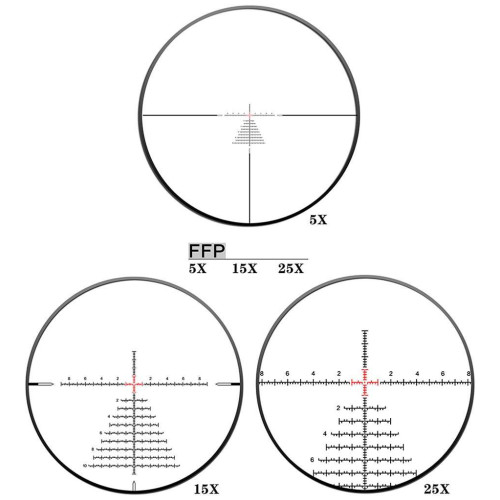 Прицел Discovery Optics ED-PRS 5-25x56 SFIR FFP (34 мм, подсветка) фото 8