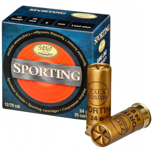 Патрон Zala Arms Sporting кал. 12/70 дробь №9, навеска 24 гр фото