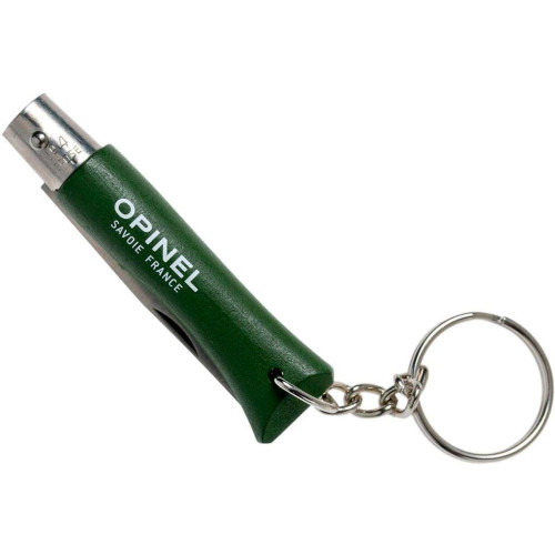 Ніж Opinel Keychain №4 Inox зелений фото 5