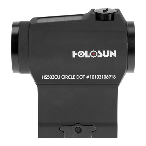Коллиматорный прицел Holosun HS503CU 2MOA Red Dot с солнечной батареей фото 4