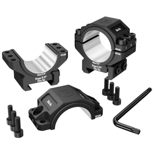 Кольца Discovery 6061 Aluminum Heavy-Duty Scope Mount (34/30 мм) Low на Weaver/Picatinny фото 7