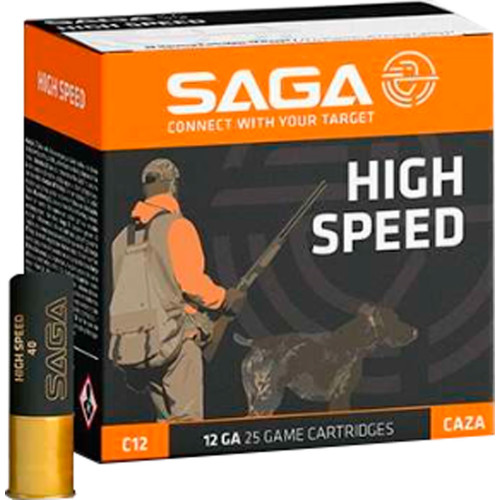 Патрон SAGA High Speed, кал.12/70, дробь № 3, навеска 36 г, в контейнере фото