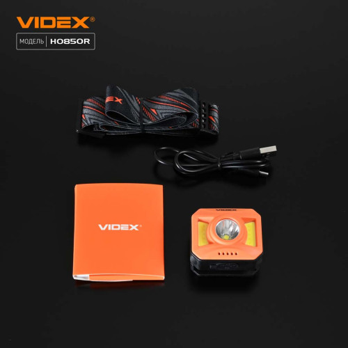 Налобний світлодіодний ліхтарик VIDEX VLF-H085-OR фото 20