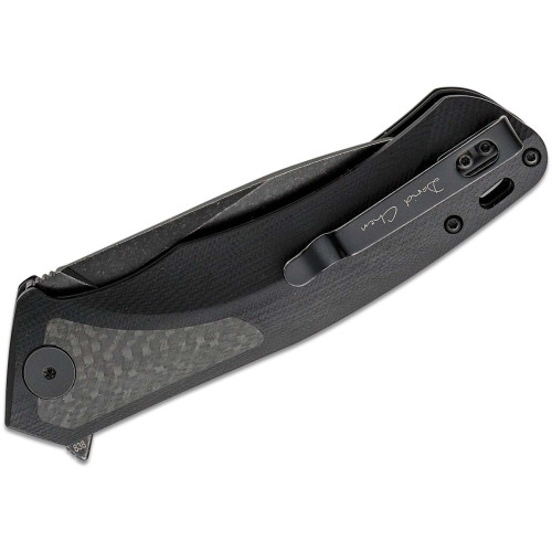 Нож Petrified Fish Pub Carbon 0Fiber/G10, Black Stonewashed (PF838CDW) фото 4