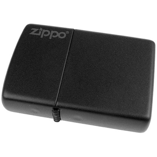Запальничка ZIPPO 218ZL Classic Black Matte with Zippo Logo фото 2