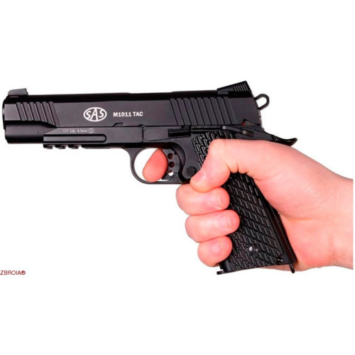 Пневматический пистолет SAS M1911 Tactical Blowback фото 4
