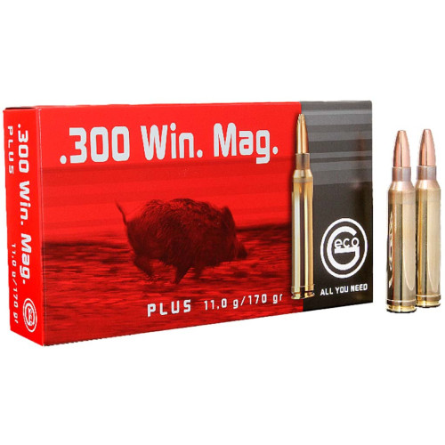 Патрон GECO кал. 300 Win Mag пуля Plus, масса 11 гр/170 гран фото