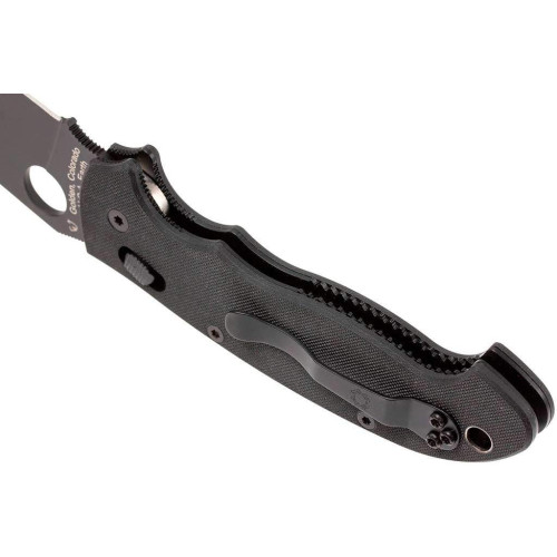 Ніж Spyderco Manix 2 XL Black Blade (C95GPBBK2) фото 4