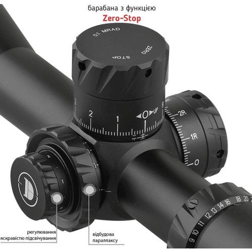 Прицел Discovery Optics HD GEN2 4-24x50 SFIR FFP Zero-Stop (34 мм, подсветка) фото 6