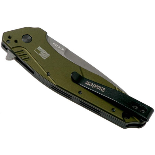 Нож Kershaw Dividend Olive Composite Blade фото 4