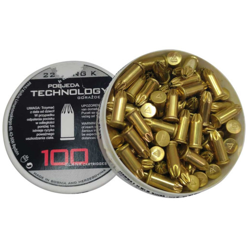 Патрон холостой Pobjeda Technology (пистолетный, .22) длинный фото