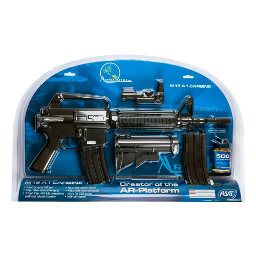 Страйкбольна гвинтівка ASG Armalite M15A1 Carbine - Spring кал. 6 мм (17347) фото 7