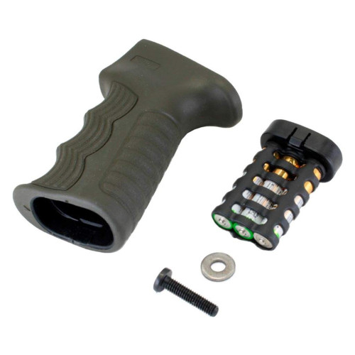 Пистолетная рукоятка DLG Tactical (DLG-098) для АК-47/74 (полимер) обрезиненная, олива фото 4