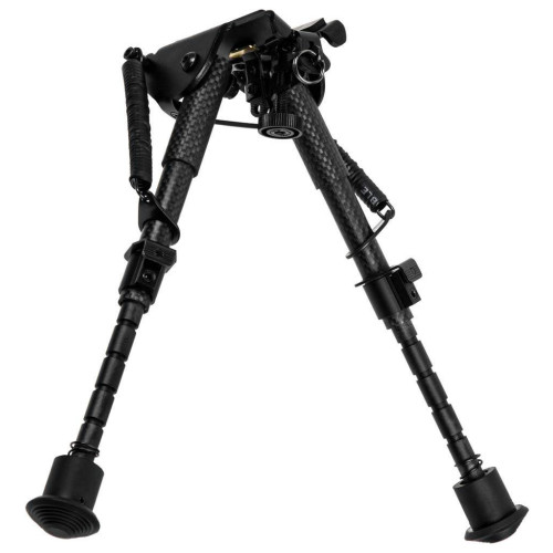 Сошки Vector Optics Carbon Fiber Bipod на антабку (высота 15.2 - 22.9 см) с переходником на Weaver/Picatinny фото 3
