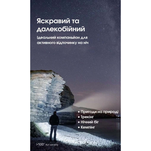 Ліхтар налобний Nitecore NU27 MCT чорний фото 13