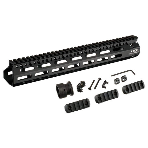 Цівка BCM MCMR-13 (M-LOK Compatible Modular Rail) для AR-15 (алюміній) чорна фото 2
