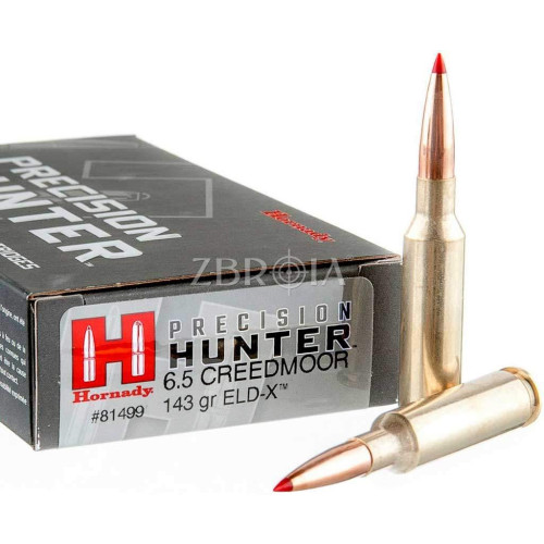 Патрон Hornady Precision Hunter кал. 6,5 Creedmoor пуля ELD-X, масса 9.27 гр/143 гран фото 2