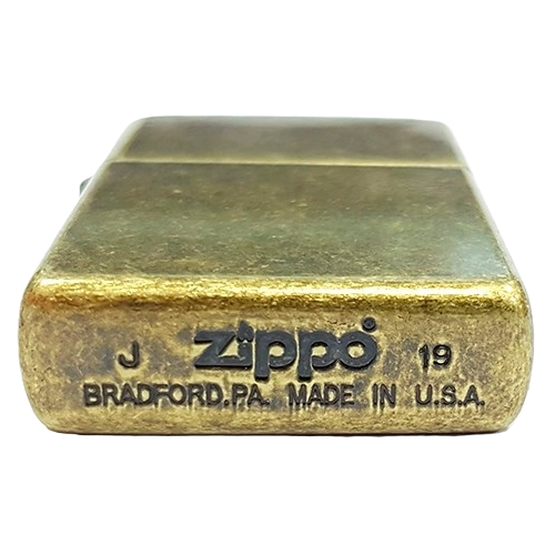 Запальничка ZIPPO 201FB Antique Brass (Антикварна мідь) фото 5