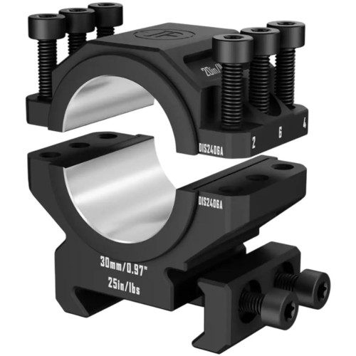 Кольца Discovery 6061 Aluminum Heavy-Duty Scope Mount (30/25.4 мм) Low на Weaver/Picatinny фото 3