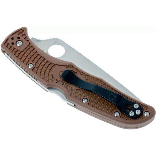 Ніж Spyderco Endura 4 Flat Ground Brown (C10FPBN) фото 5