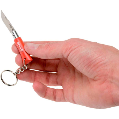 Нож Opinel Keychain №2 Inox оранжевый фото 7