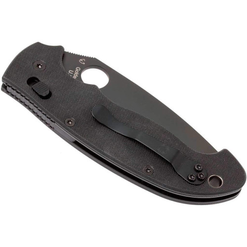 Ніж Spyderco Manix 2 XL Black Blade (C95GPBBK2) фото 5