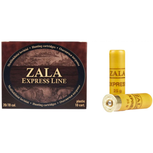 Патрон Zala Arms Express кал. 20/70 дробь № 2/0 (4,50 мм), навеска 25 г фото