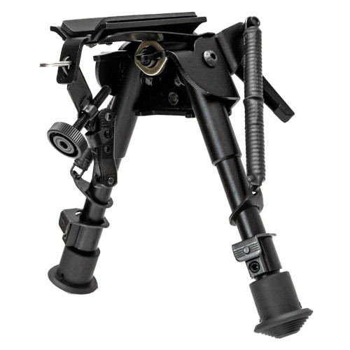 Сошки Fiery Deer BR-GB011 на антабку (висота 15 – 22.5 см, шарнірна база) з перехідником на Weaver/Picatinny фото 4