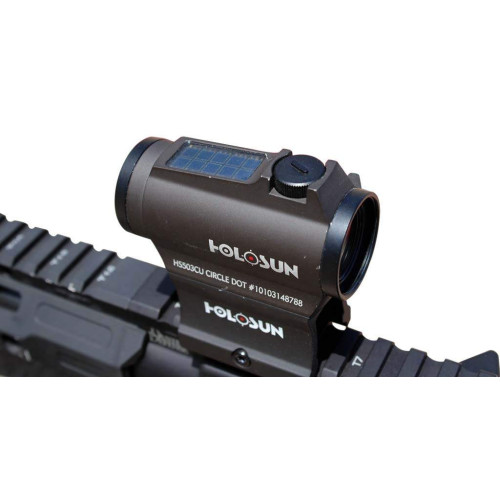 Коллиматорный прицел Holosun HS503CU 2MOA Red Dot с солнечной батареей фото 7