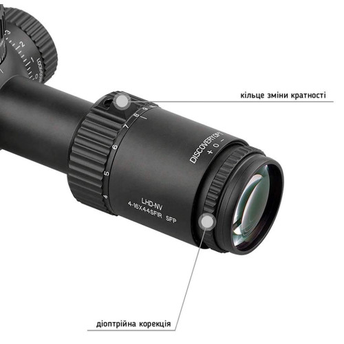 Прицел Discovery Optics LHD-NV 4-16x44 SFIR SFP (30 мм, подсветка) фото 6