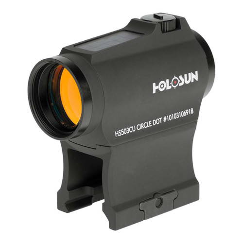 Коллиматорный прицел Holosun HS503CU 2MOA Red Dot с солнечной батареей фото
