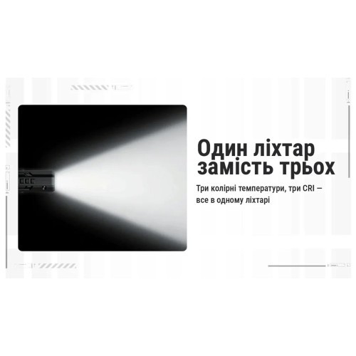 Ручной фонарь Nitecore EDC07 Black фото 7